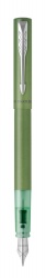 PR14F-GR1C Parker Vector. Перьевая ручка Parker Vector XL Green CT, цвет чернил blue, перо: F, в подарочной упаковке.