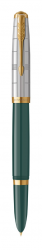 PR51F-GRN9GT Parker Parker 51. Перьевая ручка Parker 51 Premium Forest Green GT, перо: F чернила: Black,Blue, в подарочной упаковке.