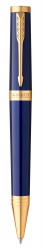 PR20B-BLU1G Parker Ingenuity. Шариковая ручка "Ingenuity Blue GT" стержень: M, цвет чернил: black, в подарочной упаковке.