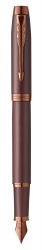 PR60F-BRN1BR Parker IM. Перьевая ручка Parker IM Monochrome Brown, перо:F, цвет чернил: Black, в подарочной упаковке.