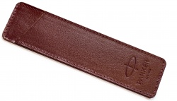 PR18Z-BRN1B Parker Аксессуары. Чехол Parker из натуральной кожи, цвет Monochrome Brown с блинтовым тиснением