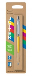 PR4B-YEL2C Parker Jotter. Шариковая ручка Parker Jotter ORIGINALS YELLOW CT, стержень: Mblue ЭКО-УПАКОВКА