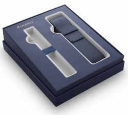 WT1BX-BLU2 Waterman Комплектующие. Подарочная коробка Waterman с чехлом для одной ручки, цвет синий