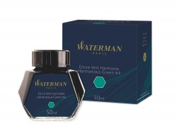 WT13Z-GRN1 Waterman Комплектующие. Флакон с чернилами Waterman для перьевой ручки, цвет: Green