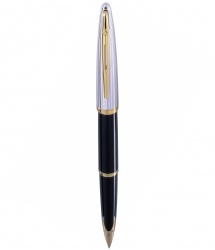 WT2F-BLK2G Waterman Carene. Перьевая ручка Waterman Carene, цвет: Black/Silver, перо: F