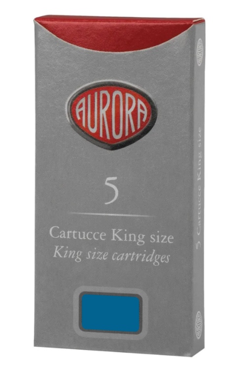 Картридж с чернилами для перьевой ручки Aurora turquoiee, упаковка из 5 шт.