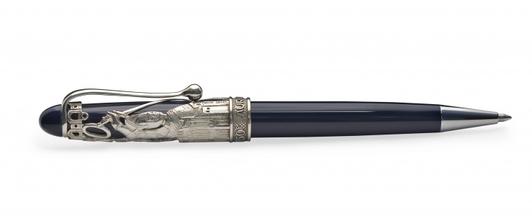 Шариковая ручка Aurora Torino blue CT, в подарочной коробке