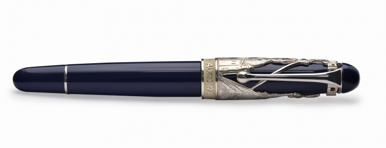 Ручка Роллер Aurora Torino blue CT, в подарочной коробке