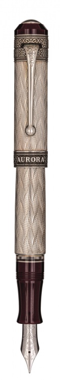 Перьевая ручка Aurora 80th Anniversary Silver CT , перо - М