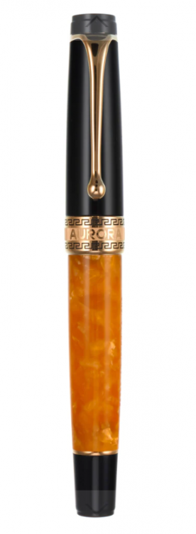 Ручка роллер Aurora Optima O&#39; Sole Mio Orange GT, в подарочной коробке