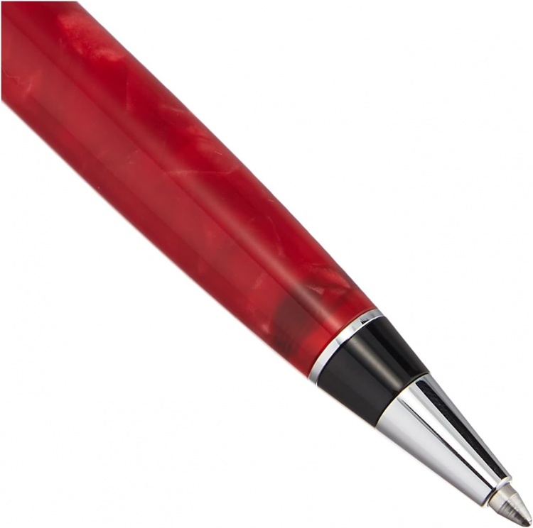 Шариковая ручка Aurora Optima Auroloide Red CT стержень: M, цвет чернил: blue, в подарочной коробке