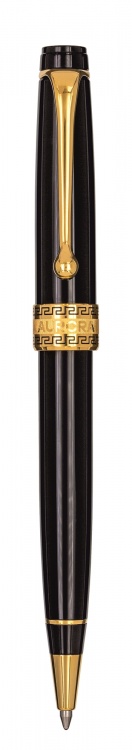 Шариковая ручка Aurora Optima Resina black GT, в подарочной коробке