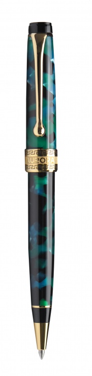 Шариковая ручка Aurora Optima Auroloide Stilografica GT стержень: M, цвет чернил: blue, в подарочной коробке