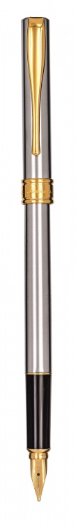 Перьевая ручка Aurora  Magellano chrome GT, перо М, в подарочной коробке