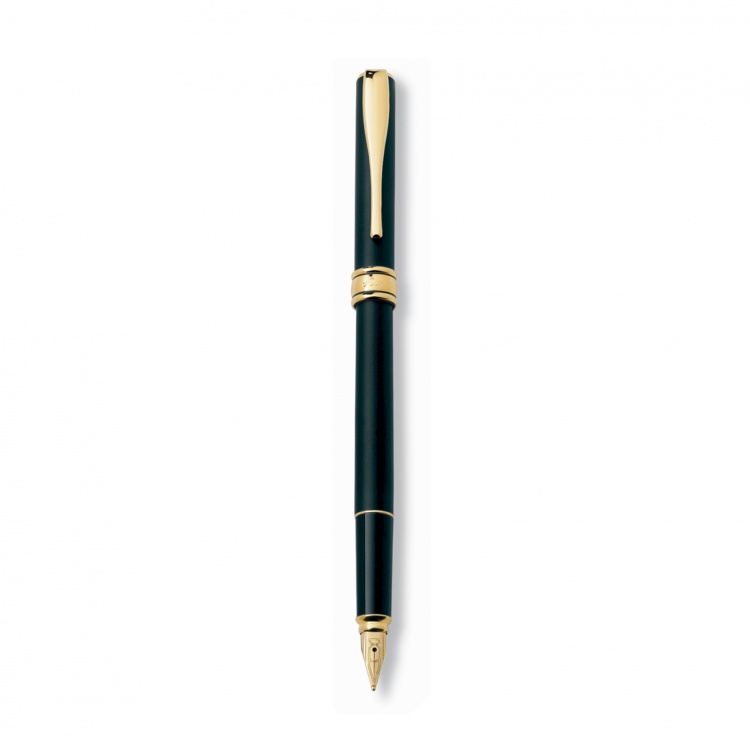 Перьевая ручка Aurora Magellano Black GT, перо F, в подарочной коробке