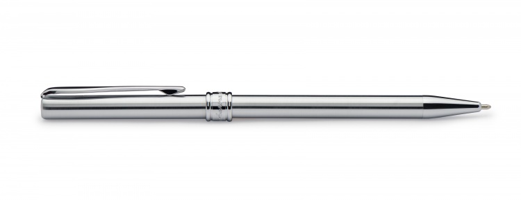 Шариковая ручка Aurora Magellano satin chrome CT, в подарочной коробке