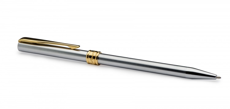 Шариковая ручка Aurora Magellano satin chrome GT, в подарочной коробке