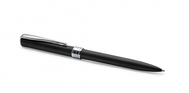 Шариковая ручка Aurora Magellano Big Black CT, в подарочной коробке