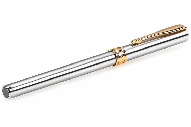 Ручка-Роллер Aurora Magellano chrome GT, в подарочной коробке