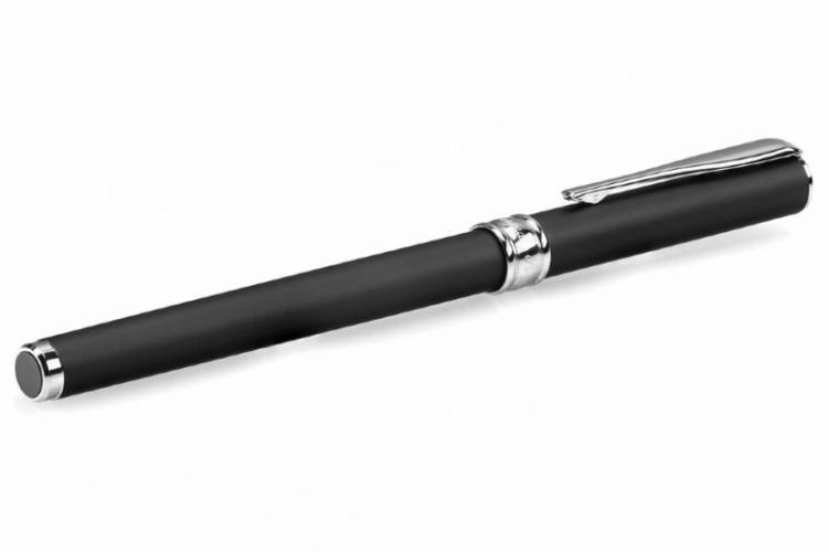 Ручка-роллер Aurora Magellano Black CT, в подарочной коробке