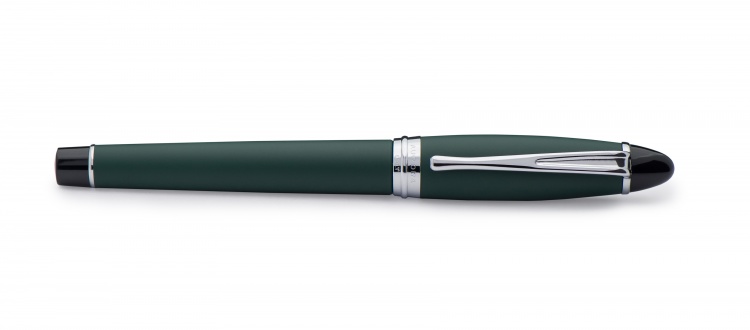Перьевая ручка Aurora Ipsilon Satin, Green matt  resin CT, перо: M