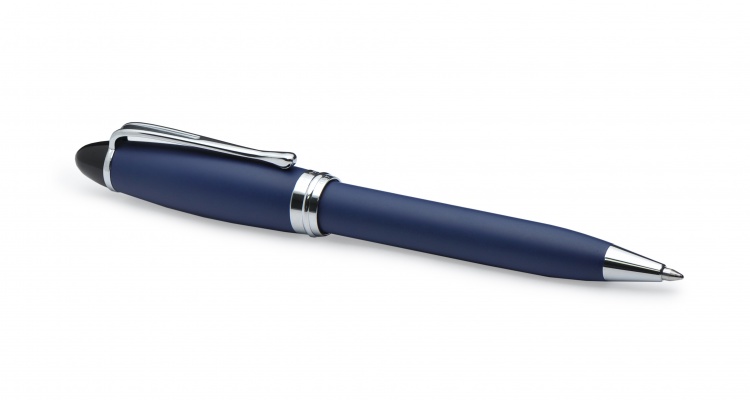 Шариковая ручка Aurora Ipsilon Satin Royale Blue CT, в подарочной коробке