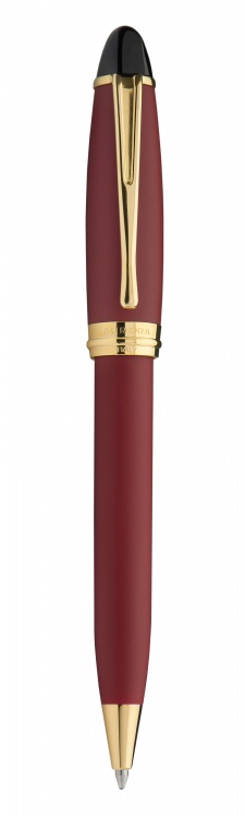 Шариковая ручка Aurora Ipsilon satin Bordeaux GT, в подарочной коробке