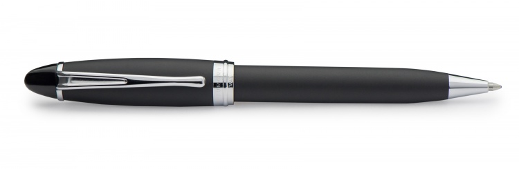 Шариковая ручка Aurora Ipsilon Satin, Black CT, в подарочной коробке