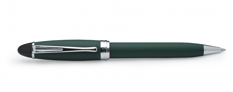 Шариковая ручка Aurora Ipsilon satin Green CT, в подарочной коробке