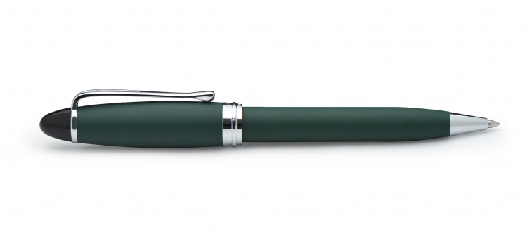 Шариковая ручка Aurora Ipsilon satin Green CT, в подарочной коробке