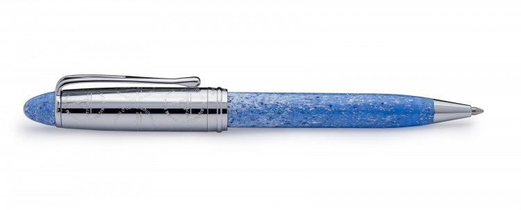 Шариковая ручка Aurora Ipsilon Religiose blue Chrome CT, в подарочной коробке