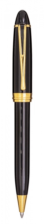Шариковая ручка Aurora  Ipsilon Deluxe black GT, в подарочной коробке