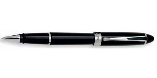 Ручка-роллер Aurora Ipsilon Deluxe Black Barrel Chrome Plated CT, в подарочной коробке