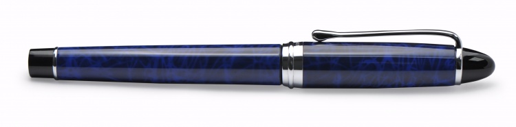 Ручка Роллер Aurora Ipsilon blue lacquer CT, в подарочной коробке