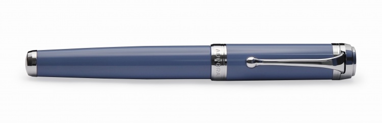 Перьевая ручка Aurora Talentum Resina blue resin CT, перо - F, в подарочной коробке