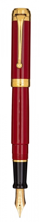 Перьевая ручка Aurora Talentum цвет red GT, перо - М, в подарочной коробке