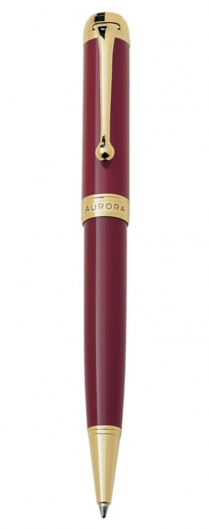 Шариковая ручка Aurora  Talentum цвет red GT, в подарочной коробке