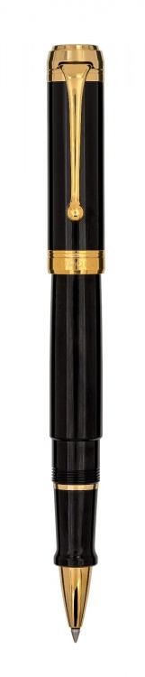 Ручка Роллер Aurora Talentum цвет black GT, в подарочной коробке