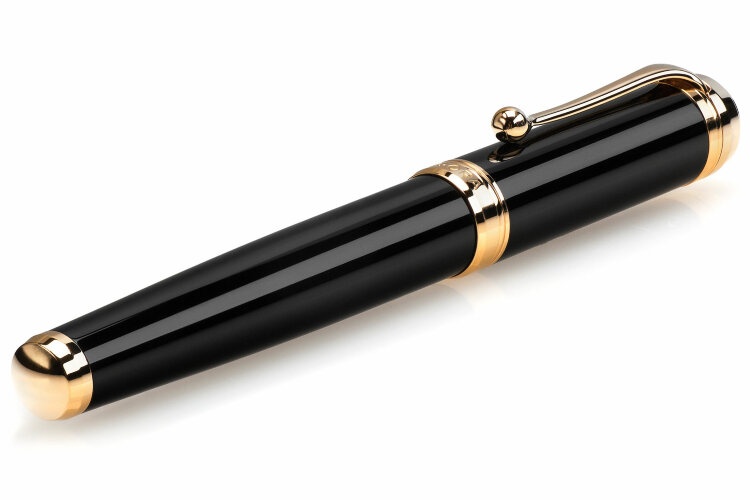 Ручка Роллер Aurora Talentum цвет black GT, в подарочной коробке