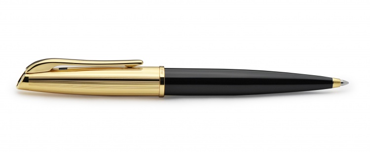 Шариковая ручка Aurora Style Metal Black resin GT, в подарочной коробке