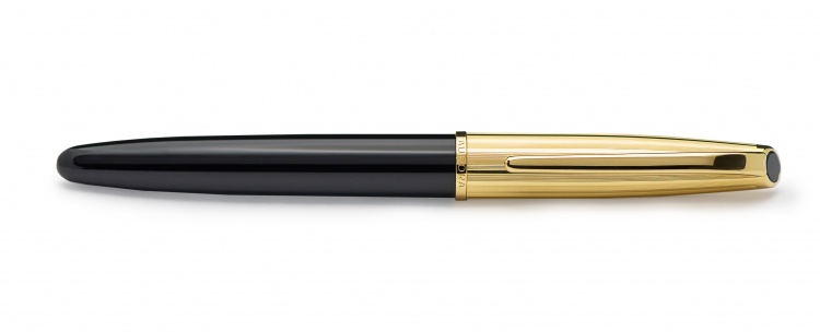 Ручка Роллер Aurora Style Metal Black resin GT, в подарочной коробке