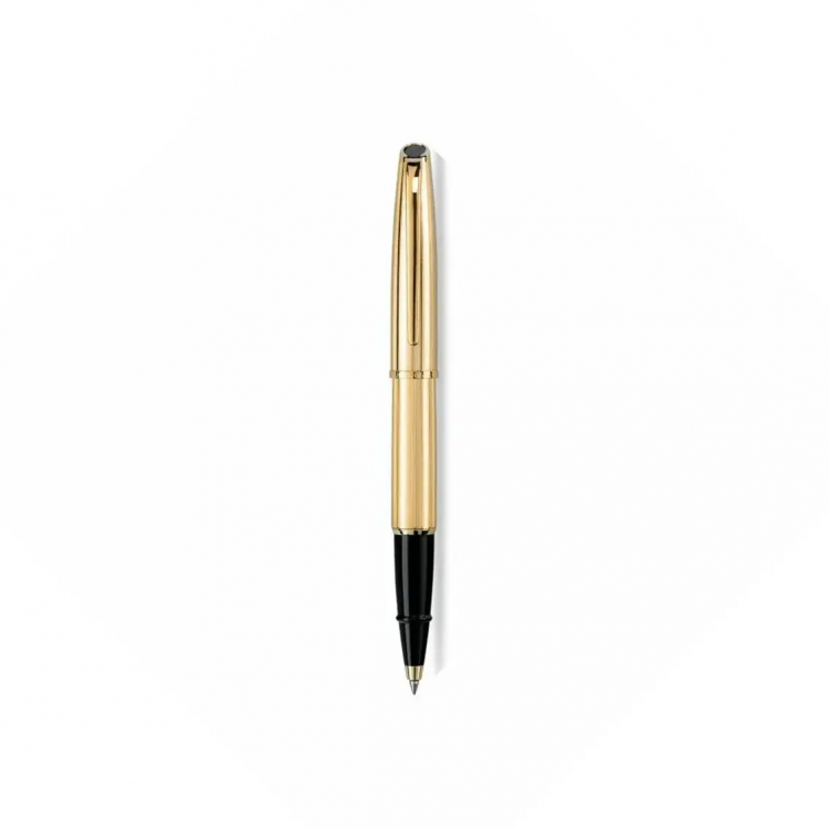 Ручка-роллер Aurora Style Gold Plated Barrel and Cap GT, в подарочной коробке