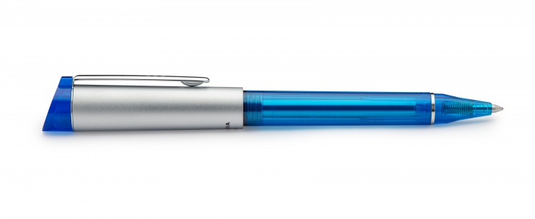 Шариковая ручка Aurora Kappa Blue satin chrome CT, в подарочной коробке