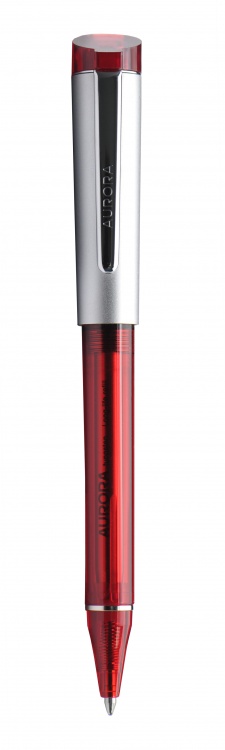 Шариковая ручка Aurora Kappa Red satin chrome CT, в подарочной коробке