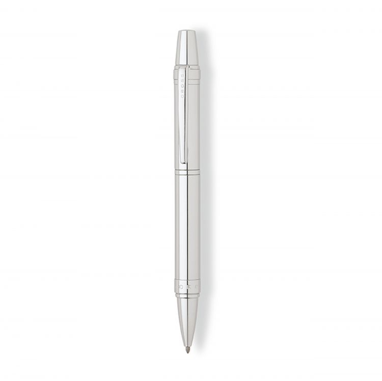 Шариковая ручка Cross Nile. Цвет - серебристый.