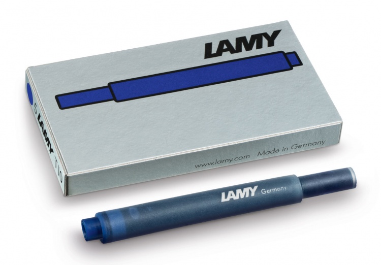 Картриджи для перьевой ручки Lamy T10, Сине-черный, 5 шт.
