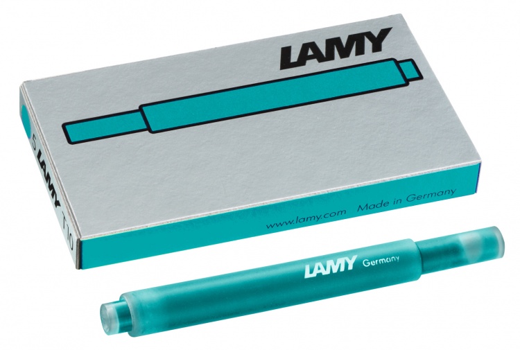 Картриджи для перьевой ручки Lamy T10, Турмалин, 5 шт.