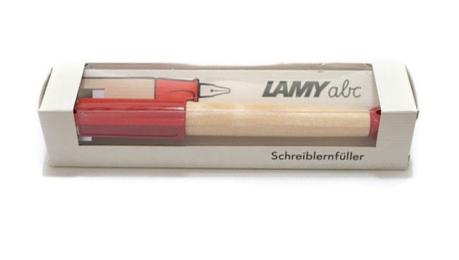 Ручка перьевая Lamy 010 ABC, Красный, LH (д/левшей)