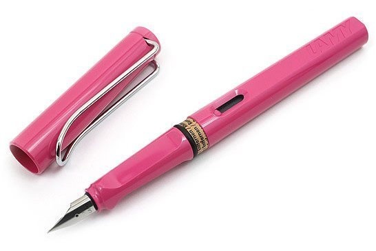 Ручка перьевая Lamy 013 safari, Розовый, M