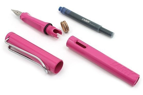 Ручка перьевая Lamy 013 safari, Розовый, M